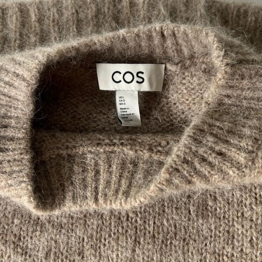 Cos Women's Tan and Cream Jumper - Picture 4 of 6